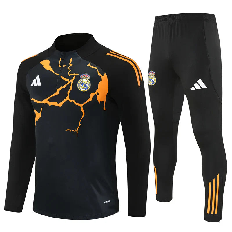 Real Madrid Kids’ Long-Sleeve Training Tracksuit - 25/26