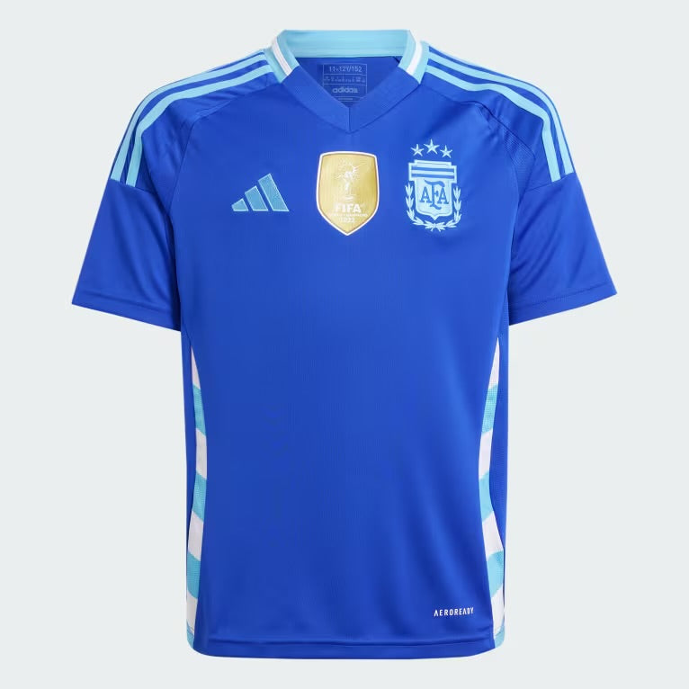 Kids Kit Argentina II 24/25 Of Patch FIFA - Blue