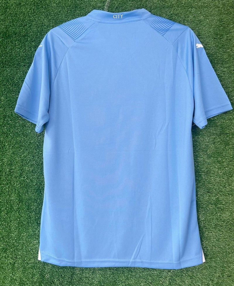 Jersey Manchester City I com PATCH 23/24 - Blue and White