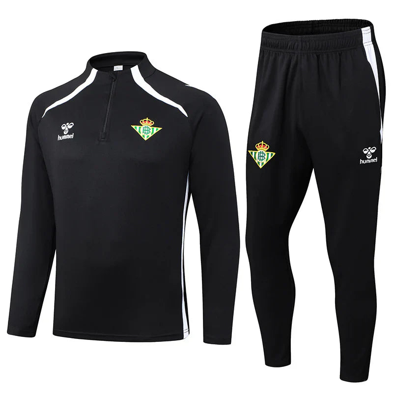 Real Betis Kids’ Long-Sleeve Training Tracksuit - 25/26