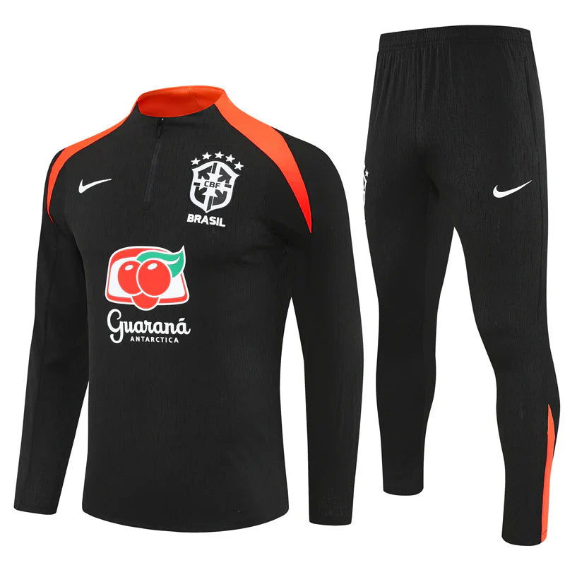 Brazil Kids’ Long-Sleeve Training Tracksuit - 25/26