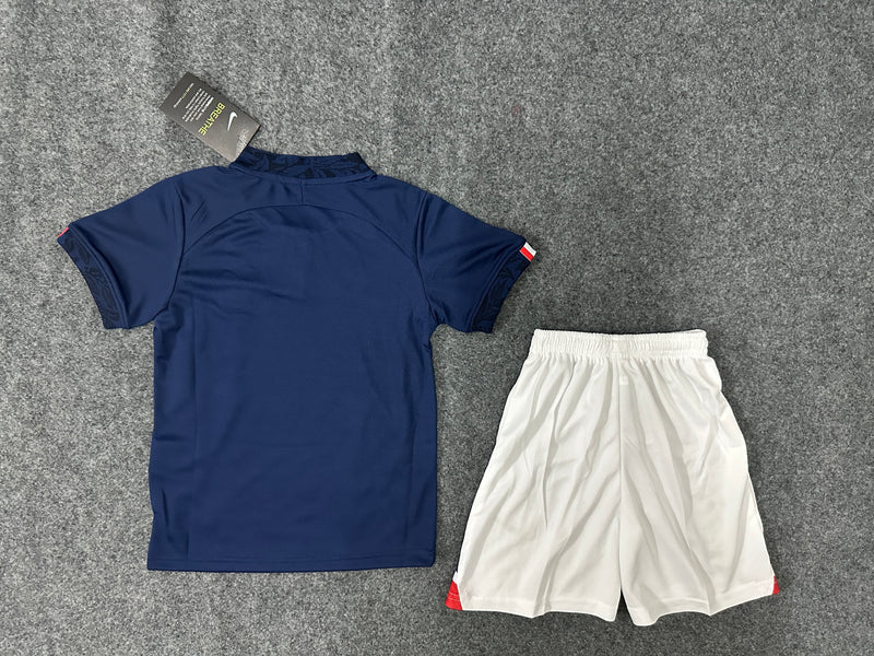 Kids Kit França 22/23 - Blue and White